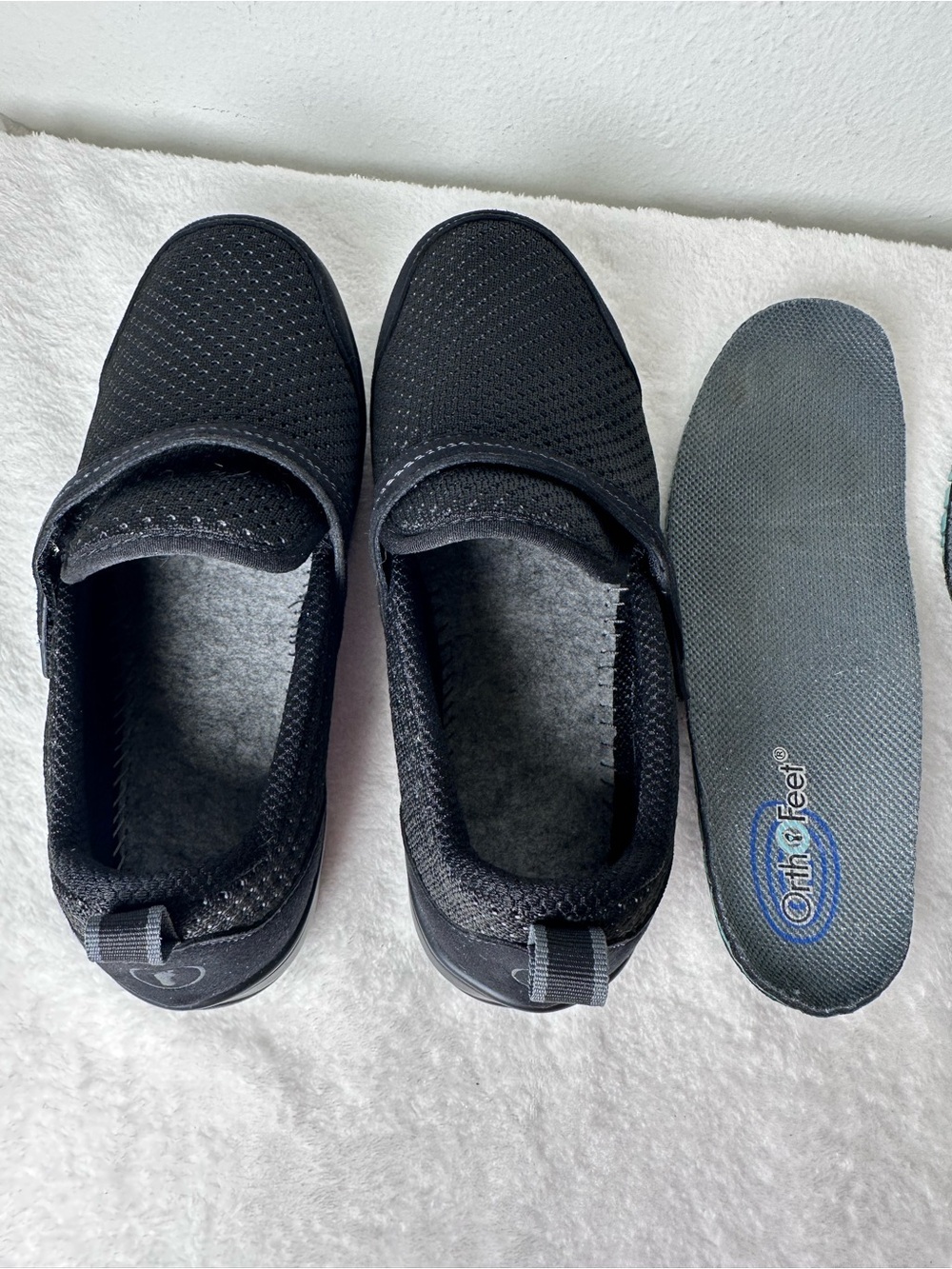 OrthoFeet Quincy Strech Flat Feet Slip-On Breathable with Adjustable Strap 7XW - Picture 11 of 16